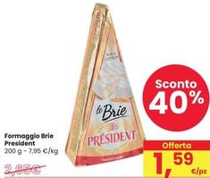 Offerta per Prèsident - Formaggio Brie a 1,59€ in Interspar