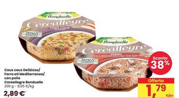 Offerta per Bonduelle - Cous Cous Delizioso/Farro All Mediterranea/Con Pollo Cereallegre a 1,79€ in Interspar