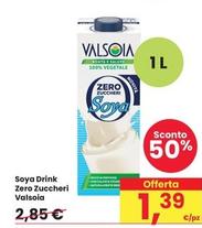 Offerta per Valsoia - Soya Drink Zero Zuccheri a 1,39€ in Interspar