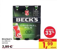 Offerta per Becks - Birra a 1,99€ in Interspar