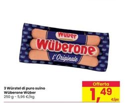 Offerta per Wurstel a 1,49€ in Interspar
