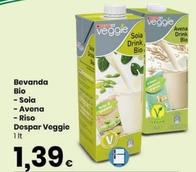 Offerta per Despar - Bevanda Bio Soia Veggie a 1,39€ in Interspar