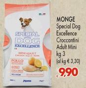 Offerta per Monge - Special Dog Excellence Croccantini Adult Mini a 9,9€ in Interspar