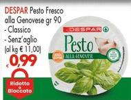 Offerta per Despar - Pesto Fresco Alla Genovese Classico a 0,99€ in Interspar