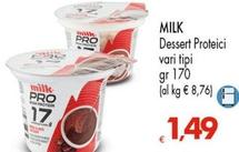 Offerta per Milk - Dessert Proteici a 1,49€ in Interspar