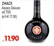 Offerta per Zwack - Amaro Unicum a 11,9€ in Interspar