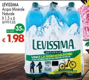 Offerta per Levissima - Acqua Minerale Naturale a 1,98€ in Interspar