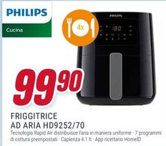 Offerta per Philips - Friggitrice Ad Aria HD9252/70  a 99,9€ in Trony