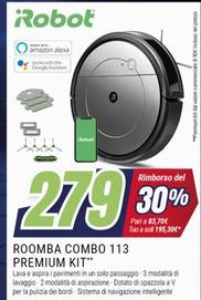 Offerta per IRobot - Roomba Combo 113 Premium Kit a 279€ in Trony