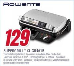 Offerta per Rowenta - Supergrill XL GR461B a 129€ in Trony