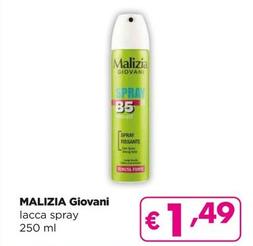Offerta per Malizia Giovani - Lacca Spray a 1,49€ in Acqua & Sapone