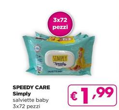 Offerta per Speedy Care - Simply a 1,99€ in Acqua & Sapone