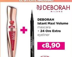 Offerta per Deborah - Istant Maxi Volume + 24 Ore Extra a 8,9€ in Acqua & Sapone
