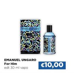Offerta per Emanuel Ungaro - For Him a 10€ in Acqua & Sapone