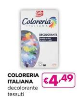Offerta per Coloreria Italiana - Decolorante Tessuti a 4,49€ in Acqua & Sapone