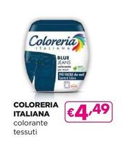 Offerta per Coloreria Italiana - Colorante Tessuti a 4,49€ in Acqua & Sapone