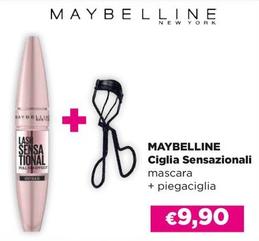 Offerta per Maybelline - Ciglia Sensazionali a 9,9€ in Acqua & Sapone