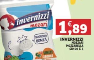 Offerta per Invernizzi - Mozzari Mozzarella a 1,89€ in Sigma