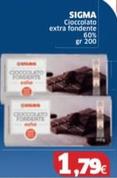 Offerta per Sigma - Cioccolato Extra Fondente 60% a 1,79€ in Sigma