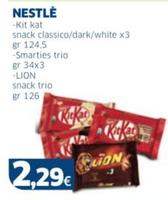 Offerta per Nestlè - Kit Kat Snack Classico a 2,29€ in Sigma