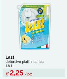 Offerta per Last - Detersivo Piatti Ricarica a 2,25€ in Acqua & Sapone
