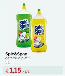 Offerta per Spic&Span - Detersivo Piatti a 1,15€ in Acqua & Sapone