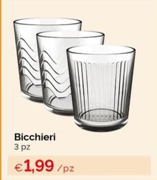 Offerta per Bicchieri a 1,99€ in Acqua & Sapone