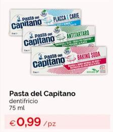 Offerta per Pasta Del Capitano - Dentifricio a 0,99€ in Acqua & Sapone