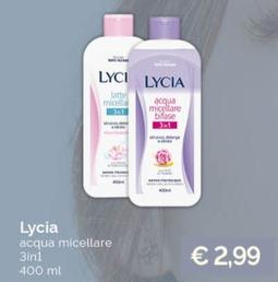 Offerta per Lycia - Acqua Micellare 3In1 a 2,99€ in Acqua & Sapone