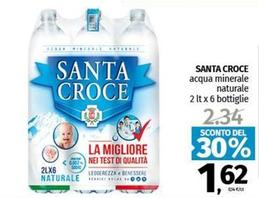 Offerta per Santa Croce - Acqua Minerale Naturale a 1,62€ in Pam RetailPro