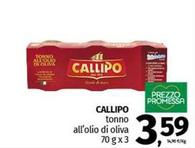 Offerta per Callipo - Tonno All'Olio Di Oliva a 3,59€ in Pam RetailPro