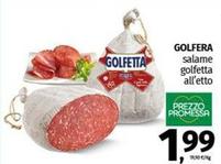 Offerta per Golfera - Salame Golfetta a 1,99€ in Pam RetailPro