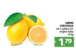 Offerta per Limoni Con Foglia a 1,79€ in Pam RetailPro
