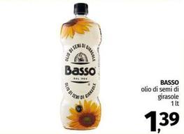 Offerta per Basso - Olio Di Semi Di Girasole a 1,39€ in Pam RetailPro