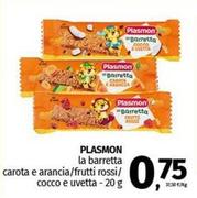 Offerta per Plasmon - La Barretta Carota E Arancia a 0,75€ in Pam RetailPro
