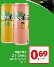 Offerta per Fuze Tea - Té In Lattina Limone a 0,69€ in Pam RetailPro