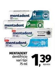 Offerta per Dentifricio a 1,39€ in Pam RetailPro