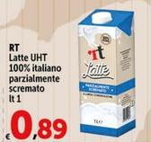 Offerta per Rt - Latte UHT a 0,89€ in Carrefour Market