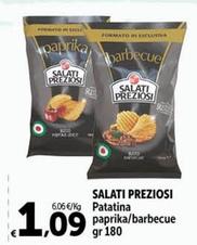 Offerta per Salati Preziosi - Patatina Barbecue a 1,09€ in Carrefour Market
