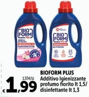 Offerta per Bioform - Additivo Igienizzante Profumo Fiorito a 1,99€ in Carrefour Market