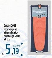 Offerta per Salmone Norvegese Affumicato a 5,19€ in Carrefour Market