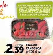 Offerta per Fragole a 2,39€ in Carrefour Market