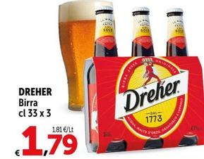 Offerta per Dreher - Birra a 1,79€ in Carrefour Market