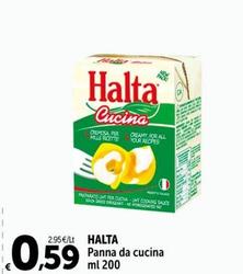 Offerta per Halta - Panna  Da Cucina  a 0,59€ in Carrefour Market