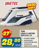 Offerta per Imetec - Ferro a Vapore Zerocalc Z3 3500, Tecnologia Anticalcare, 2400 W, Colpo Vapore 150 g a 28,8€ in Risparmio Casa