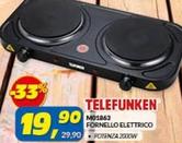 Offerta per Telefunken - M01863 Fornello Elettrico a 19,9€ in Risparmio Casa