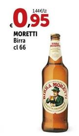 Offerta per Moretti - Birra a 0,95€ in Carrefour Market