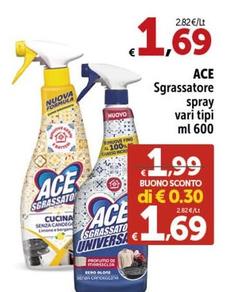 Offerta per Ace - Sgrassatore Spray a 1,69€ in Carrefour Market