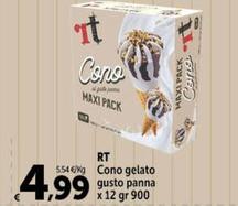 Offerta per RT - Cono Gelato Gusto Panna a 4,99€ in Carrefour Market