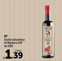 Offerta per RT - Aceto Balsamico Di Modena IGP a 1,39€ in Carrefour Market